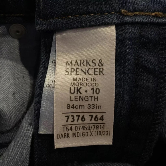 Marks & Spencer Denim Jean Midi‎ Skirt Womens Size 6 (1105) - Picture 3 of 5